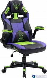 Кресло геймерcкое FLOKY Asgard (фиолетовый зеленый) 