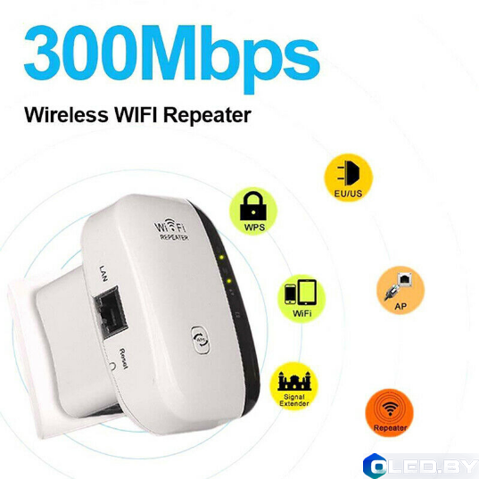 Усилитель сигнала WiFi Wireless-N Repeater