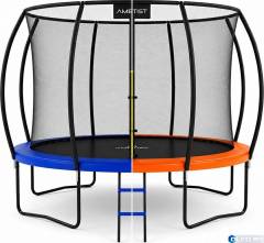 Батут AMETIST PRO Inside D374-12FT Blue/Orange 