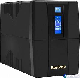 ИБП ExeGate Power Smart ULB-800.LCD.AVR.2SH.RJ.USB 