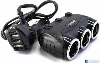 Разветвитель прикуривателя Eplutus FC-333 