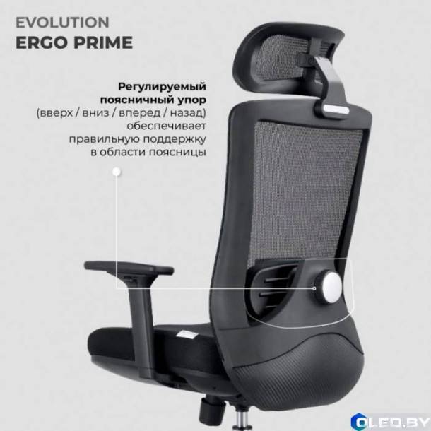 Кресло компьютерное EVOLUTION ERGO PRIME (серый)