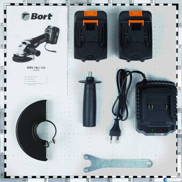 Угловая шлифмашина Bort BWS-18Li-125