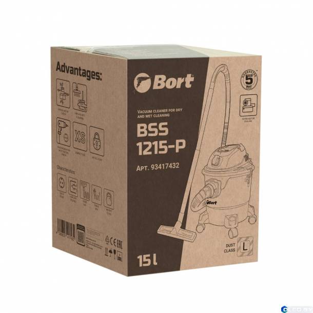 Пылесос Bort BSS-1215-P