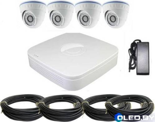 Комплект видеонаблюдения LS-AHD уличный