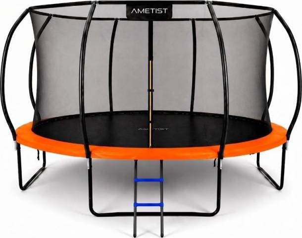 Батут AMETIST PRO Inside D435-14FT Blue/Orange
