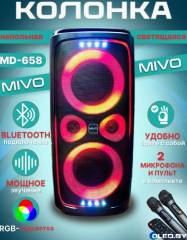 Напольная беспроводная колонка Mivo MD-658 с караоке 