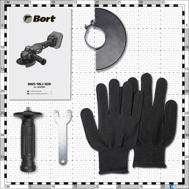 Угловая шлифмашина Bort BWS-18Li-XDK