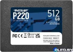 SSD диск Patriot P220 (512Gb) 