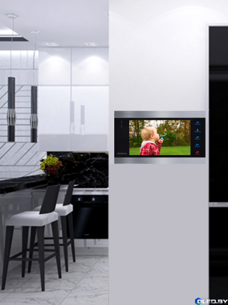 Видеодомофон Arsenal Сириус FHD TUYA (серебро)