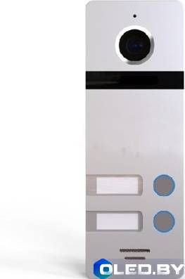 Вызывная панель Arsenal Iron Magic 2 (Серебро) на 2 абонента