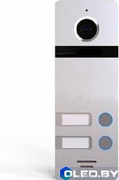 Вызывная панель Arsenal Iron Magic 2 (Серебро) на 2 абонента 