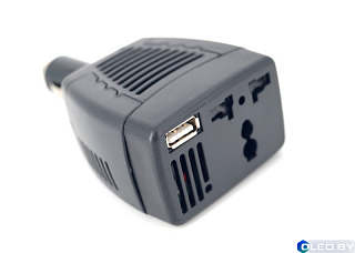 Автомобильный инвертор DC 12V в AC 220V с USB портом Eplutus PW-75 