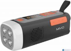 Многофункциональный автономный FM радио приемник с мощным фонариком Mivo MR-002 