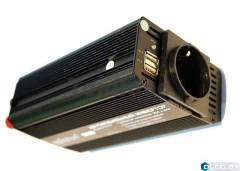 Автомобильный инвертор DC 12V в AC 220V с USB портом Eplutus PW-600 