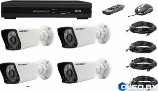 Комплект NVR + 4 IP 2Mp камеры VC-ARSENAL-4IP 