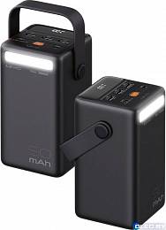 Внешний аккумулятор Mivo MB-500Q 50000 mAh с быстрой зарядкой и фонарем 