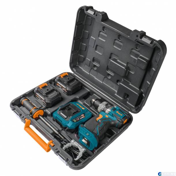 Дрель-шуруповерт Bort BAB-21Ix2Li-XDK