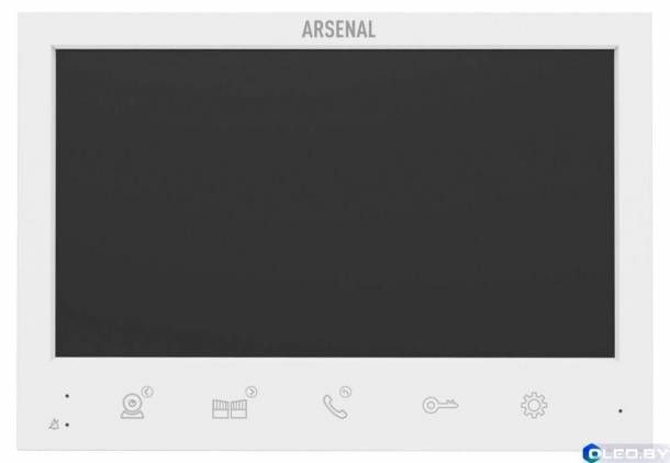 Видеодомофон Arsenal Грация Pro SD (белый)