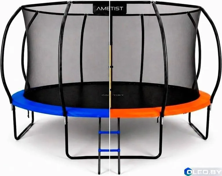 Батут AMETIST PRO Inside D435-14FT Blue/Orange