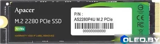 SSD диск Apacer AS2280P4U (1Tb)