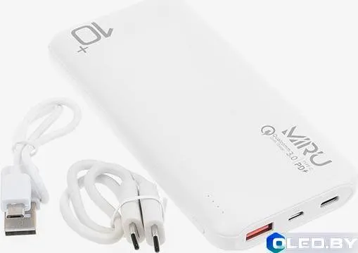 Внешний аккумулятор MIRU Li Pol, 10000 mAh