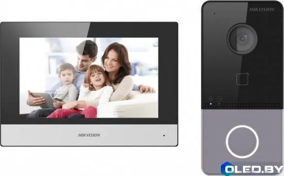 Комплект видеодомофона Hikvision DS-KIS603-P(C)