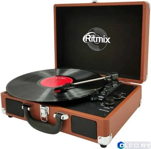 Виниловый проигрыватель Ritmix LP-160B (коричневый)
