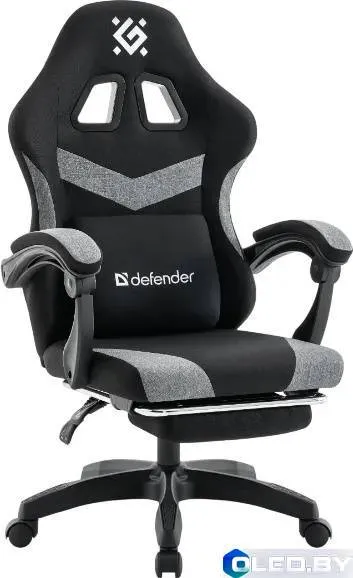 Игровое кресло Defender Runa Pro (черный/серый)