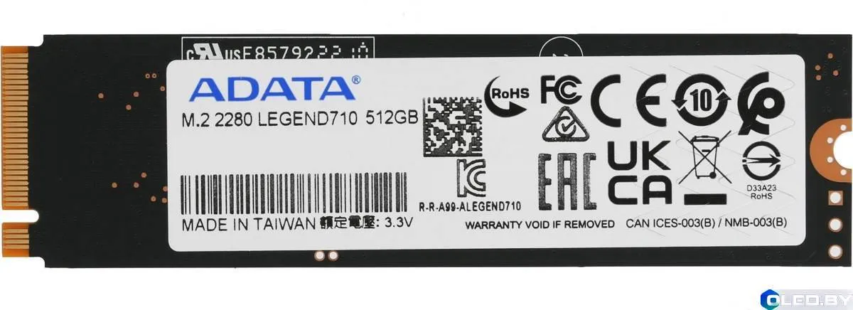 SSD диск ADATA Legend 710 (512Gb)