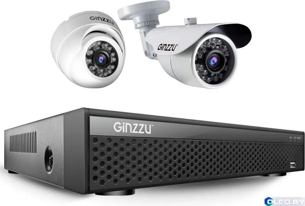 Комплект видеонаблюдения Ginzzu HK-428D