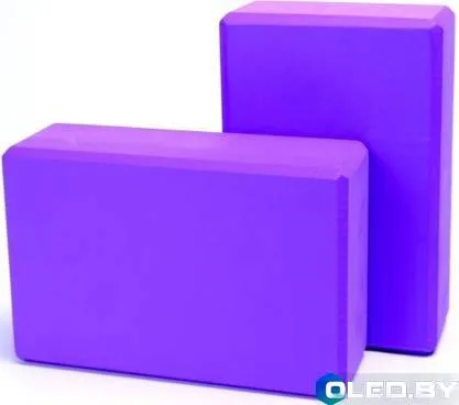 Блоки для йоги сиреневые AMETIST 2 шт